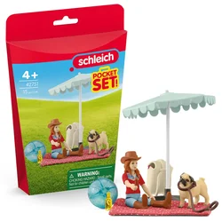 Schleich: Hannah in njen izlet z mopsom k jezeru igralni set (42751)