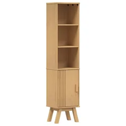 Vidaxl Kopalniška omarica Olden Rjava 35 x 30 x 159 cm Trden borov les
