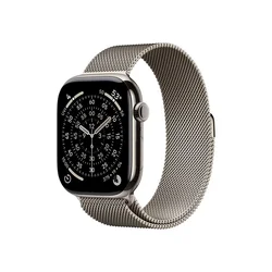 APPLE Watch S11 Cellular 46mm Natural Titanium Case with Natural Milanese Loop - S/M (mfcy4rk/a)