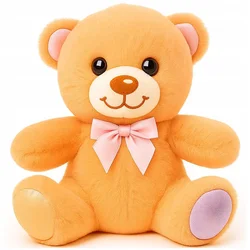shumee BAMBLY LAVENDER PLIŠASTA IGRAČA MASKOTA PLOŠČASTA IGRAČA ORANŽNA 15 CM