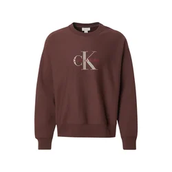 Calvin Klein Jeans Majica PREMIUM bež/rjava/rdeča