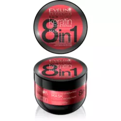 EVELINE - KERATIN COLOR & REPAIR MASK 8in1 500ml