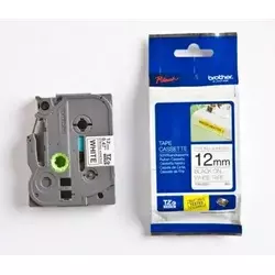 TZES-231 Jako lepljiva traka crna na belo 12mm