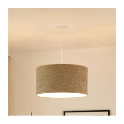Brilagi - Luster na sajli BOUCLE ROLLER 1xE27/15W/230V prečnik 50 cm braon