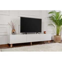 Hanah Home TV Komoda Alvin, 180x42x31,4 cm, Bela