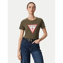 Guess Majica W1YI1B I3Z14 Khaki Regular Fit