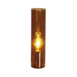 ByRydens 2820580-5512 - Stona lampa FLAKE 1xE27/5W/230V braon/zadimljena