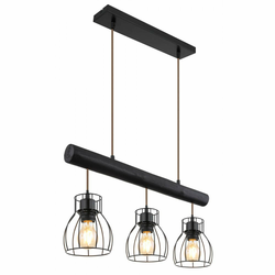 Globo 15326-3NB - Luster na sajli MINA 3xE27/60W/230V