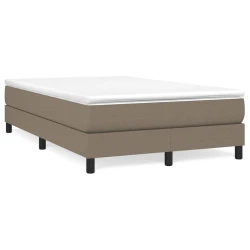 Vidaxl Box spring posteljni okvir taupe 120x200 cm blago
