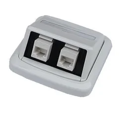 ABB OPTIX UTP dvojna vtičnica TANGO 2xRJ45 cat.5e