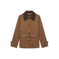 VERO MODA Prehoden plašč VMCammie pueblo/temno rjava