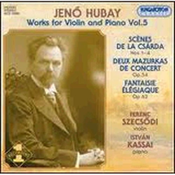 HUBAY J - WORKS FOR VL&PIANO VOL.5