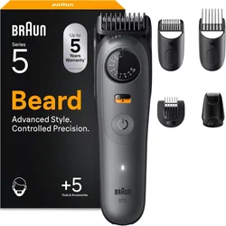BRAUN Braun Barttrimmer Series 5, BT5535, siv