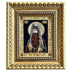 Ikona u ramu Sveti Jakov Tumanski, 220x255x32mm