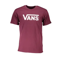 VANS PURPLE MEN'S SHORT SLEEVE T-SHIRT