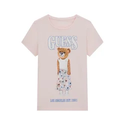 Guess Majica J6RI10 K6YW4 Roza Regular Fit