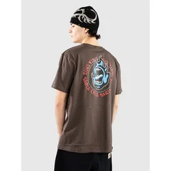Santa Cruz BT Ringed Screaming Flame T-Shirt washed black