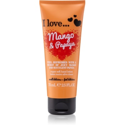 I LOVE Losion za ruke Mango i papaja, 75 ml