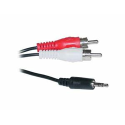 Value Line VAL3402, audio kabel 3.5mm - 2XRCA, 2.0m