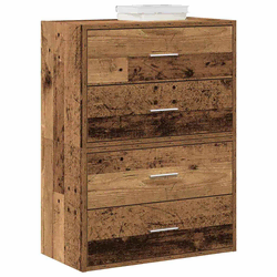Ormari s 2 ladice 2 kom boja drva 60x31x40 cm konstruirano drvo