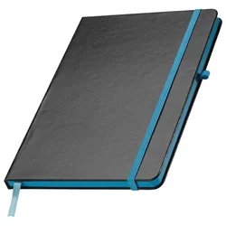 NOTES A5 CRTE 80L ŠAMOA S GUMICOM CUXHAVEN EASY 037914 CRNO/SVIJETLO PLAVI