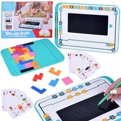JOKOMISIADA Izobraževalni komplet 3 v 1 LCD tabla + kartice za UČENJE ANGLEŠČINE TA0113
