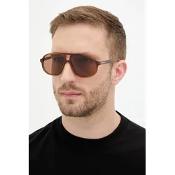 Sončna očala Emporio Armani moška, rjava barva, 0EA4263U