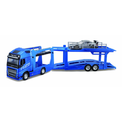 Bburago 1:43 STR FIRE Multicar Carrier - Volvo FH16 z/Porsche 911 GT2 RS