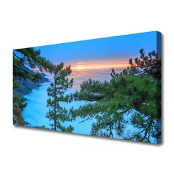 tulup.si Slika na platnu Drevesa narava 140x70 cm