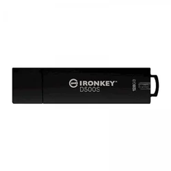 USB disk Kingston Ironkey 128GB D500S, USB 3.2, FIPS 140-3 Level 3, TAA/CMMC, AES-256 bit