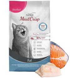 PLATINUM Suva hrana za sterilisane mačke Meat Crisp, Riba, 400 g