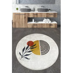 Lessentiel Maison Prostirka za kupatilo 120x120cm Šarena