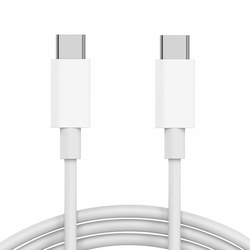 USB data kabl PD Type-C na Type-C/ bela 2m