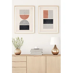 Wallity Uokvirena slika Huhu28, 35x50 cm, 2 dijela