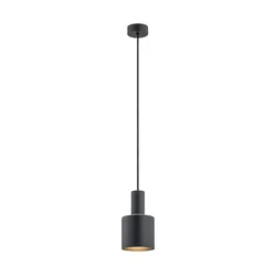 Argon 4219 - Luster na sajli SINES 1xE27/15W/230V prečnik 12 cm crn