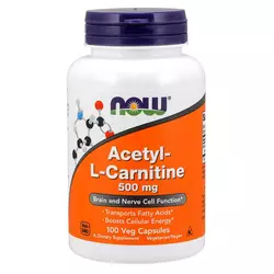 NOW Foods Acetyl-L-Carnitine 500 mg