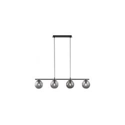 JUST LIGHT. 14604-18 - Luster na sajli WIDOW 4xE14/25W/230V crna
