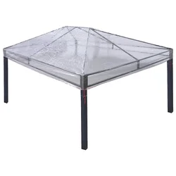 Vidaxl Zamenjava za zaščito gazeba Transparentno 400 x 300 x 32 cm PVC