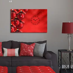 WALLXPERT Zidni sat YYCS 8, Crveni