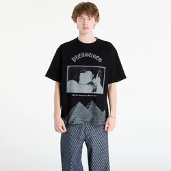 Majice PLEASURES Elevation Heavyweight T-Shirt Black S
