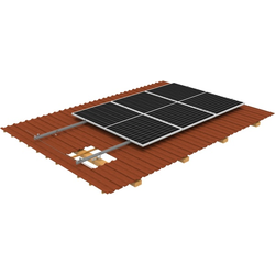 Nosae solarnog panela za crep, kuka SET