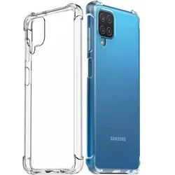 Silikonska futrola s ojačanim rubovima za Samsung Galaxy A22 5G - Prozirna KP23611