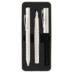 FABER CASTELL 201527 Set Grip 2010 Hemijska olovka + Nalivpero M Kokosovo mleko