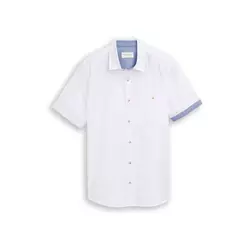 TOM TAILOR Srajca  moder denim / bela