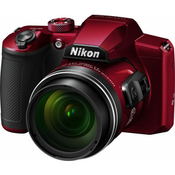 NIKON dig. fotoaparat COOLPIX B600 rdeč+SD16GB+torbica