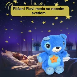 Plišani Plavi meda sa noćnim svetlom