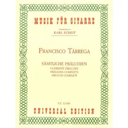 TARREGA:COMPLETE PRELUDES GUITAR