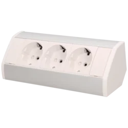 Orno Produžni kabel sa 3 x Schuko utičnice, ugradbena - OR-GM-9001/W-G(GS)