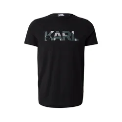 Karl Lagerfeld Majica žad/črna/bela
