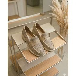 Squareonline Ženske mokasine Soft Beige, Bež
